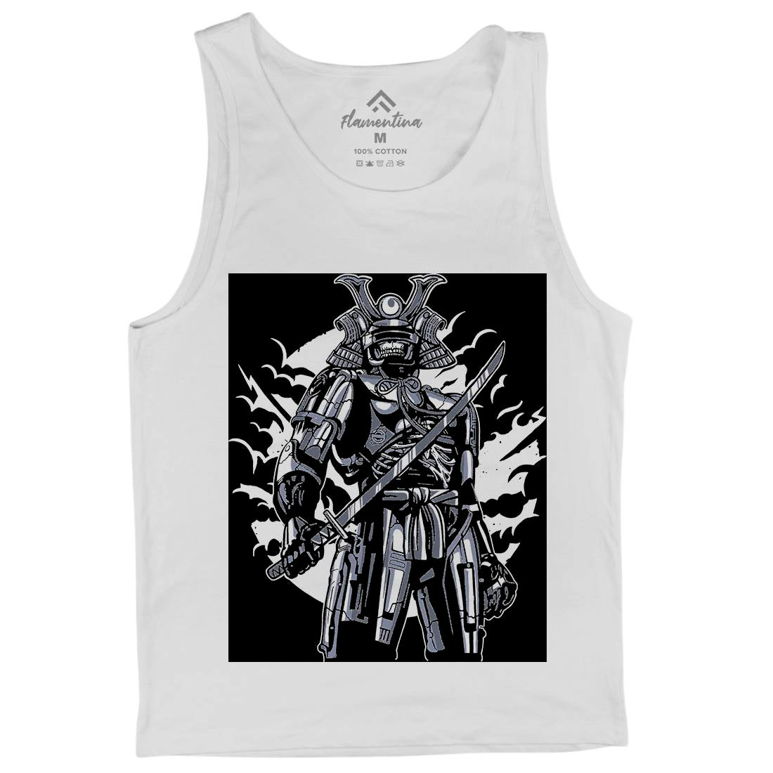 Samurai Robot Mens Tank Top Vest Warriors A569