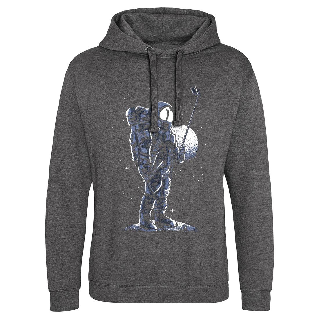 Selfie Astronaut Mens Hoodie Without Pocket Space A570