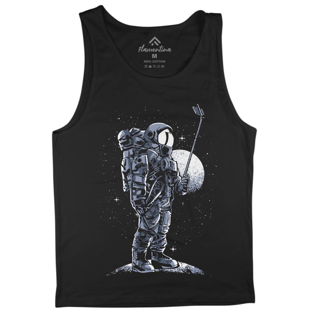 Selfie Astronaut Mens Tank Top Vest Space A570