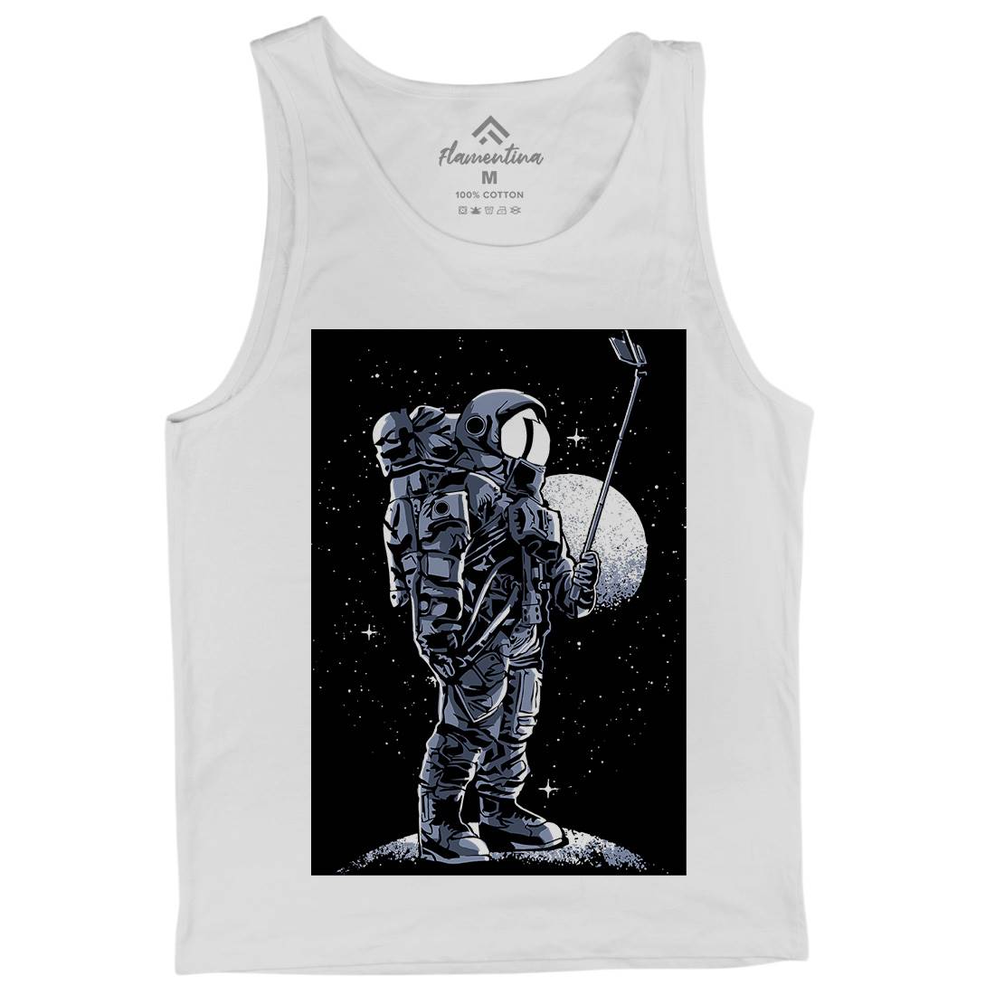Selfie Astronaut Mens Tank Top Vest Space A570