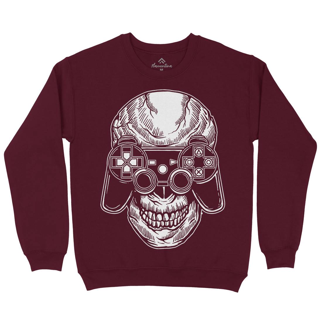 Skull Gamers Kids Crew Neck Sweatshirt Geek A573