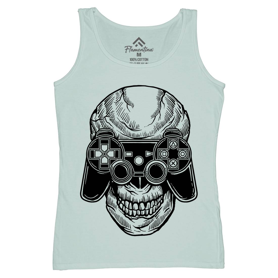 Skull Gamers Womens Organic Tank Top Vest Geek A573