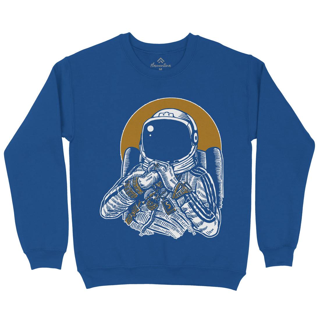 Dj Mens Crew Neck Sweatshirt Space A575
