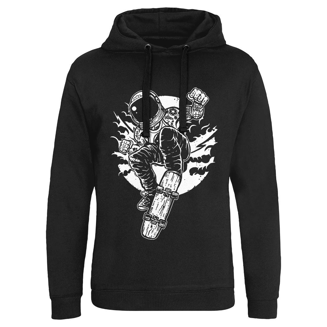 Skater Mens Hoodie Without Pocket Space A576