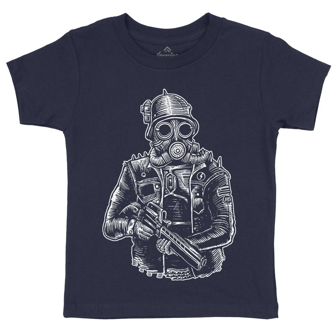 Soldier Kids Organic Crew Neck T-Shirt Steampunk A577