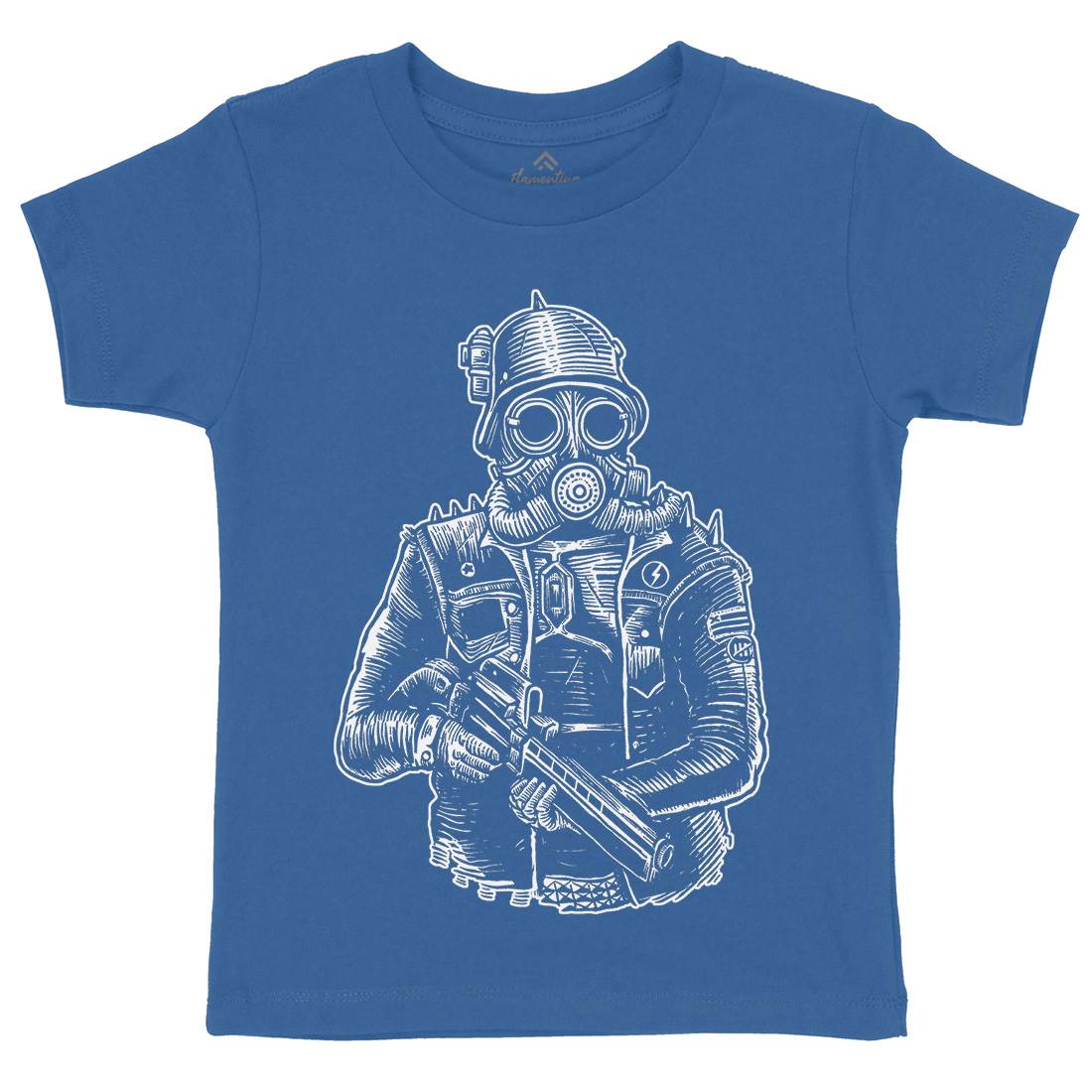 Soldier Kids Organic Crew Neck T-Shirt Steampunk A577