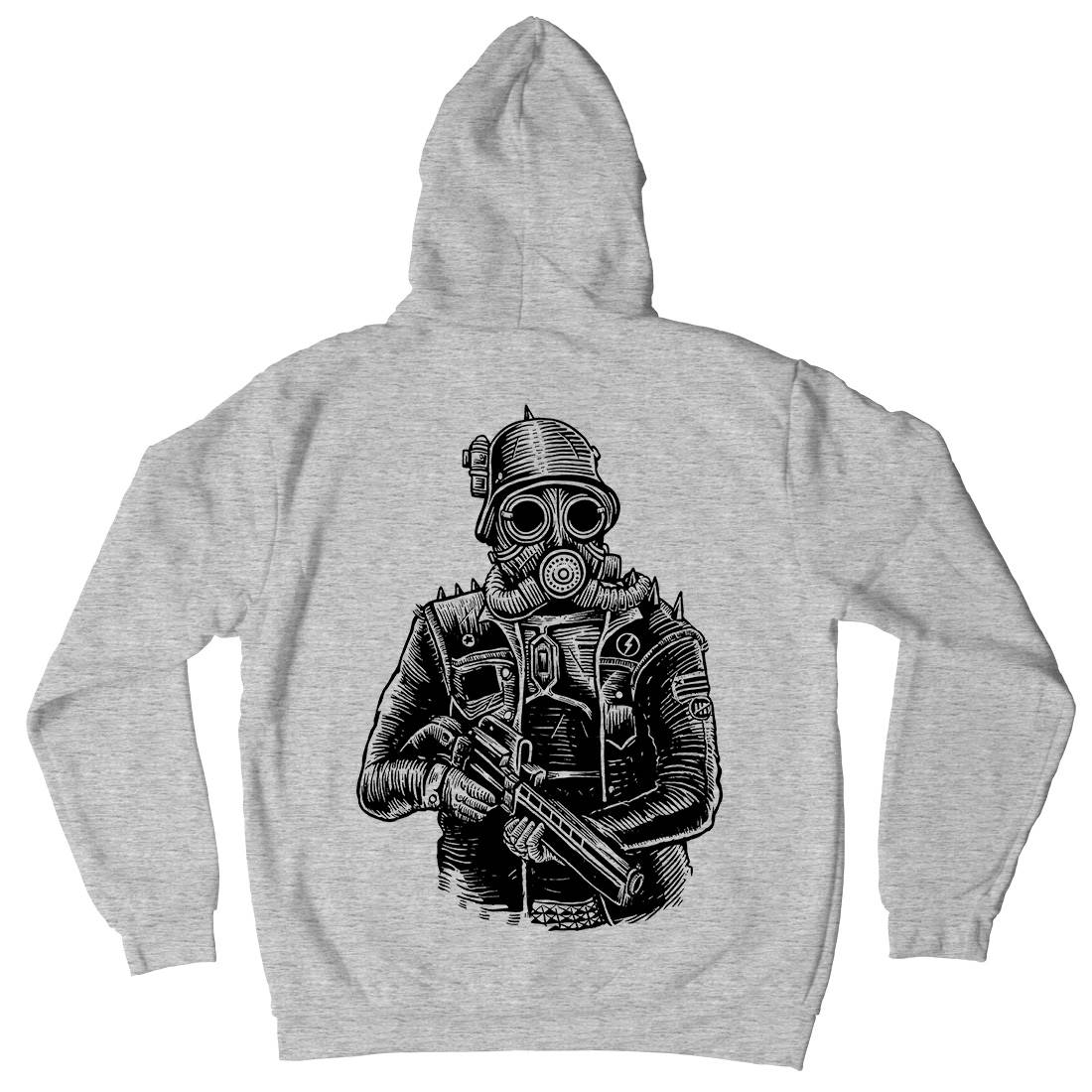 Soldier Mens Hoodie With Pocket Steampunk A577