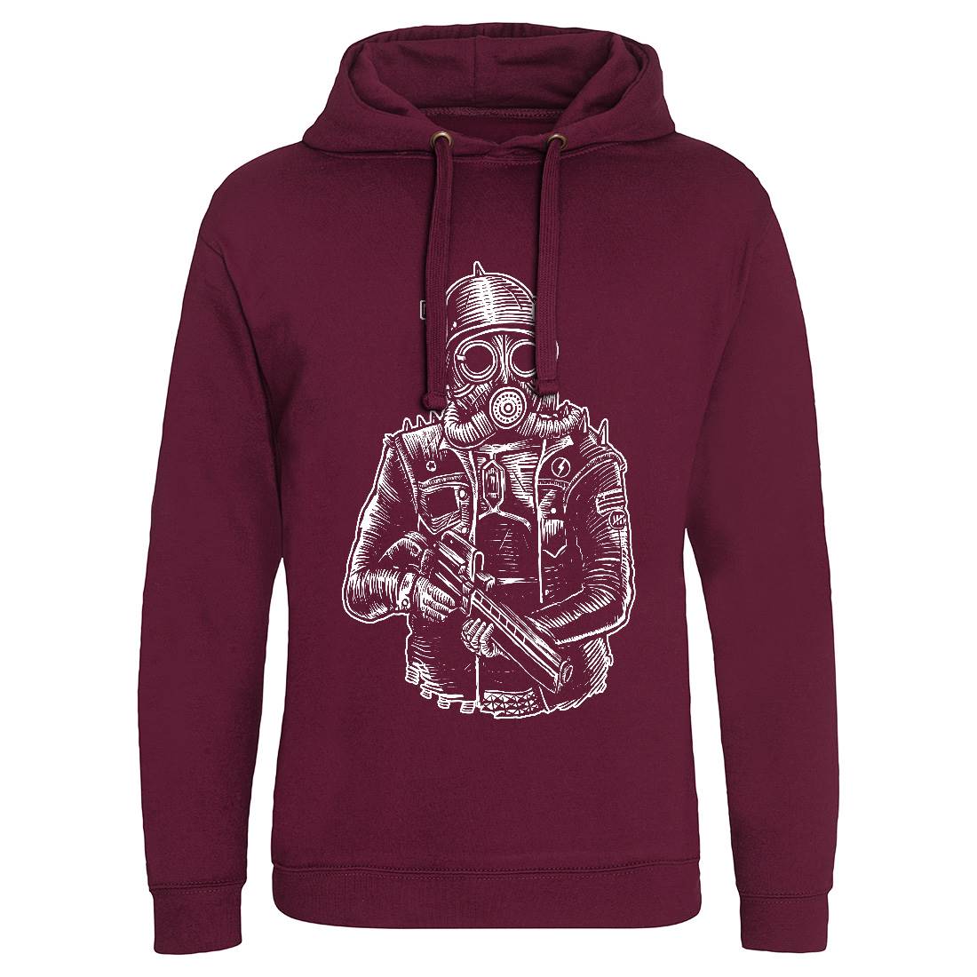 Soldier Mens Hoodie Without Pocket Steampunk A577