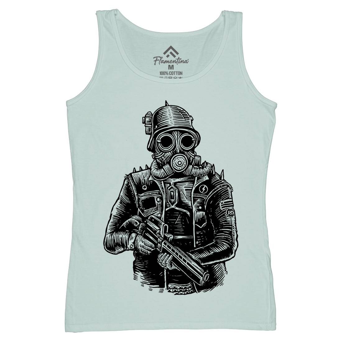 Soldier Womens Organic Tank Top Vest Steampunk A577