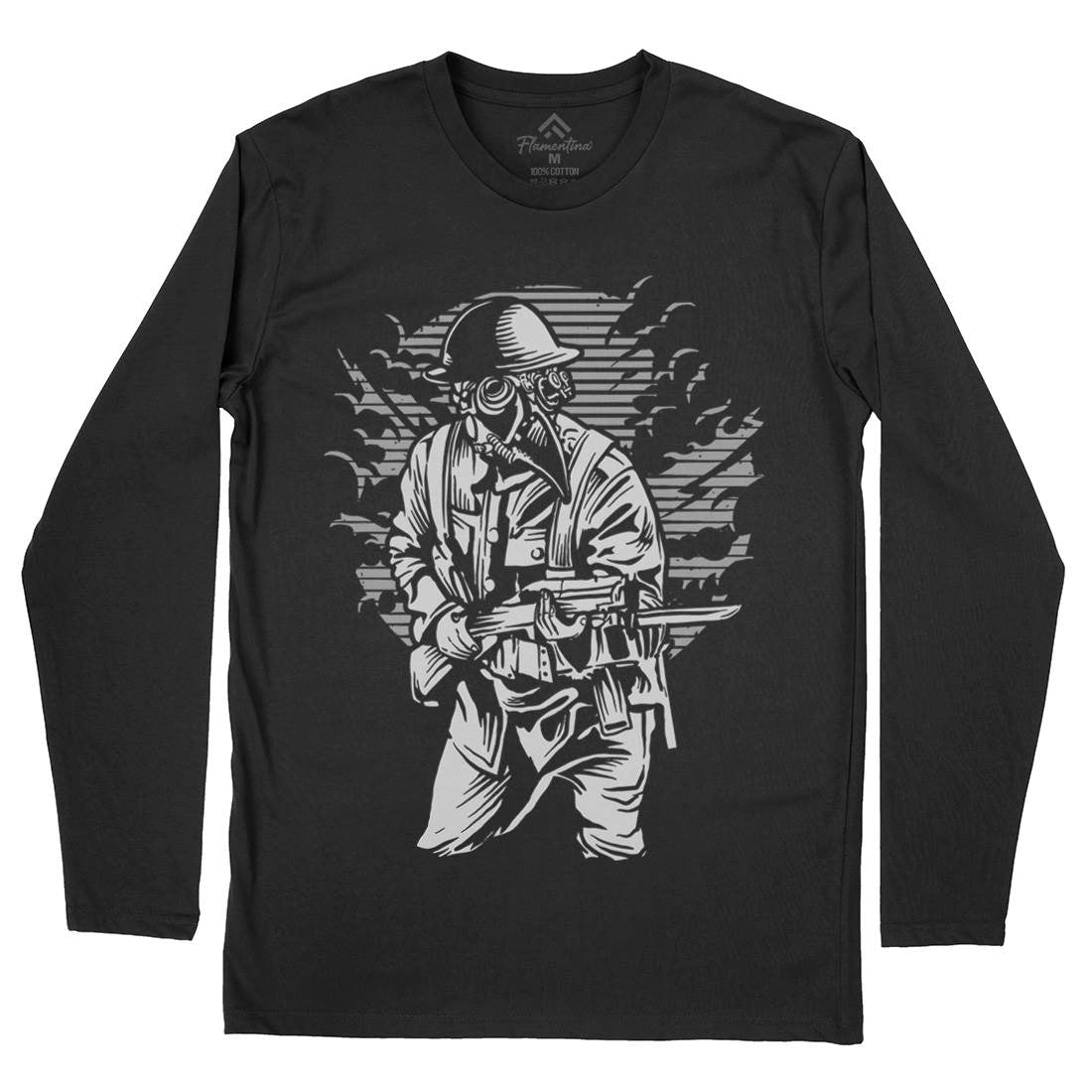 Style Mens Long Sleeve T-Shirt Steampunk A578