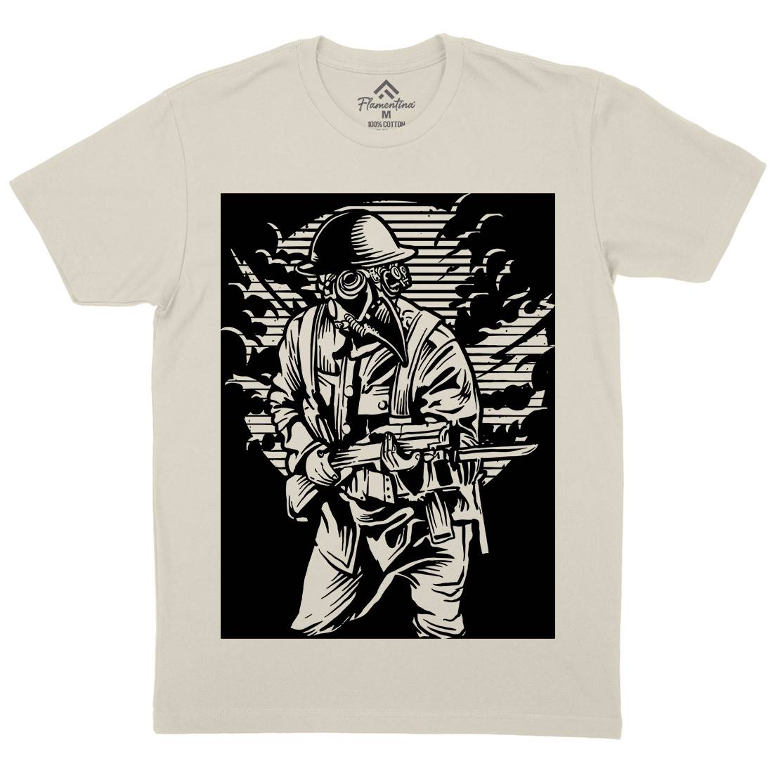 Style Mens Organic Crew Neck T-Shirt Steampunk A578