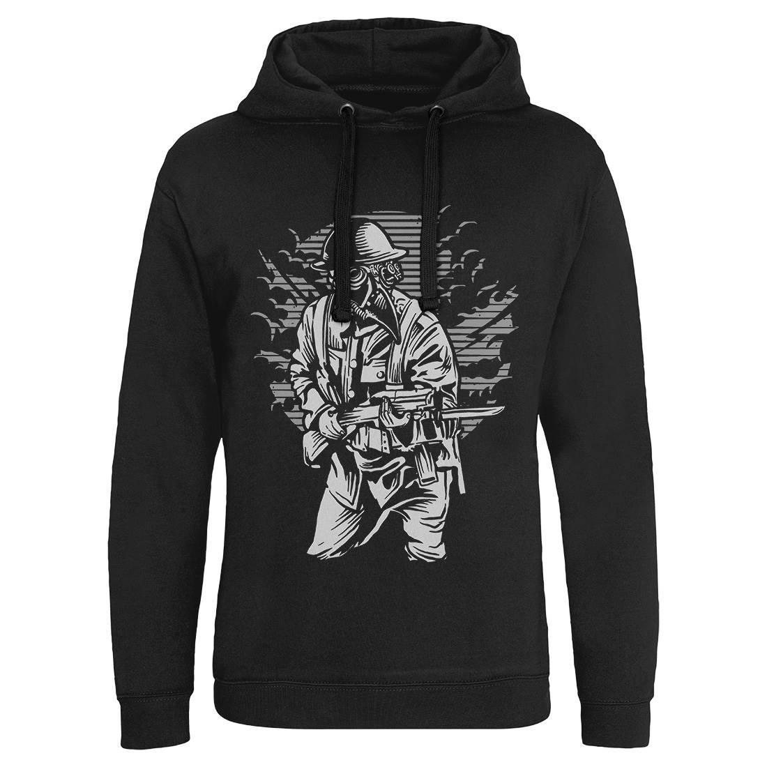 Style Mens Hoodie Without Pocket Steampunk A578