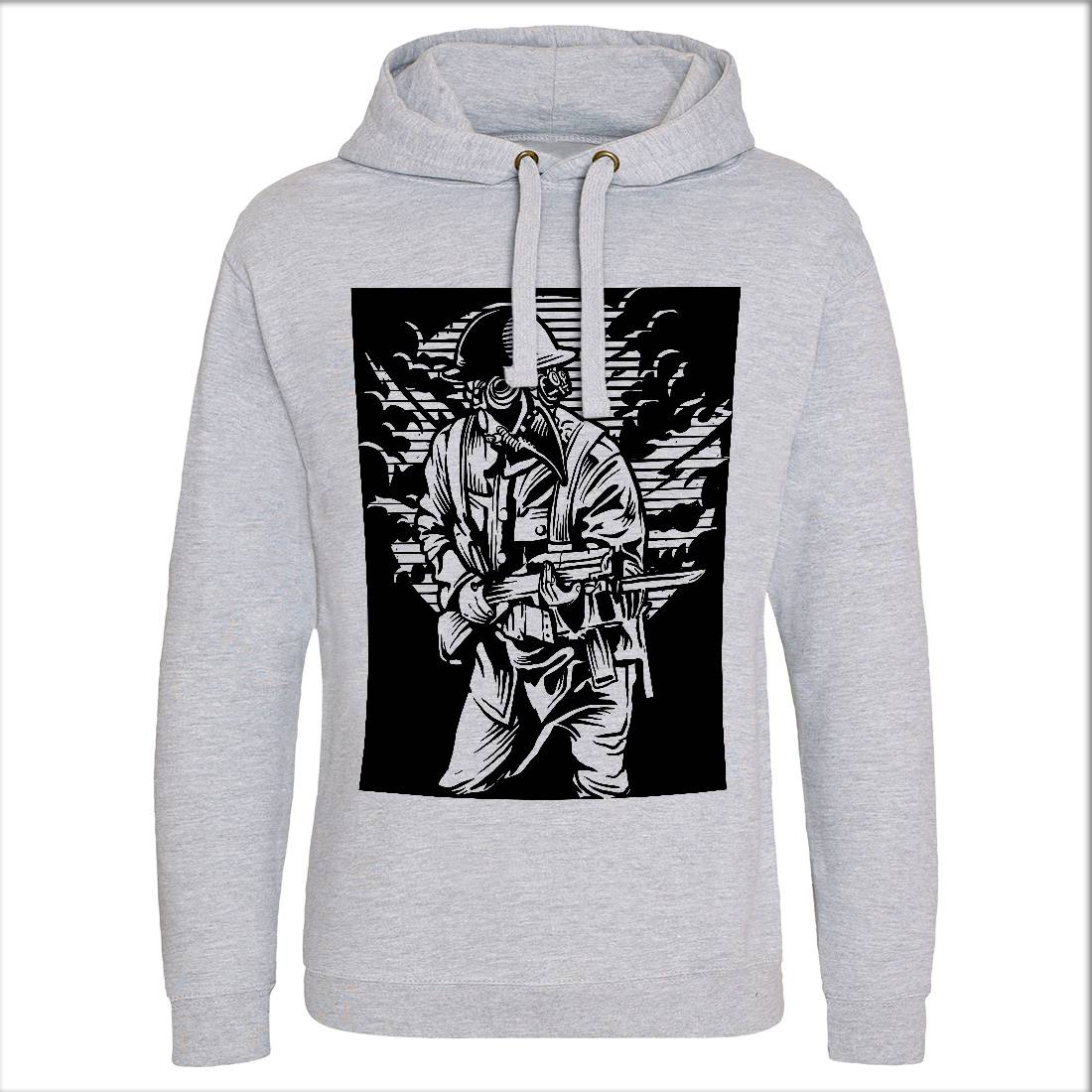 Style Mens Hoodie Without Pocket Steampunk A578