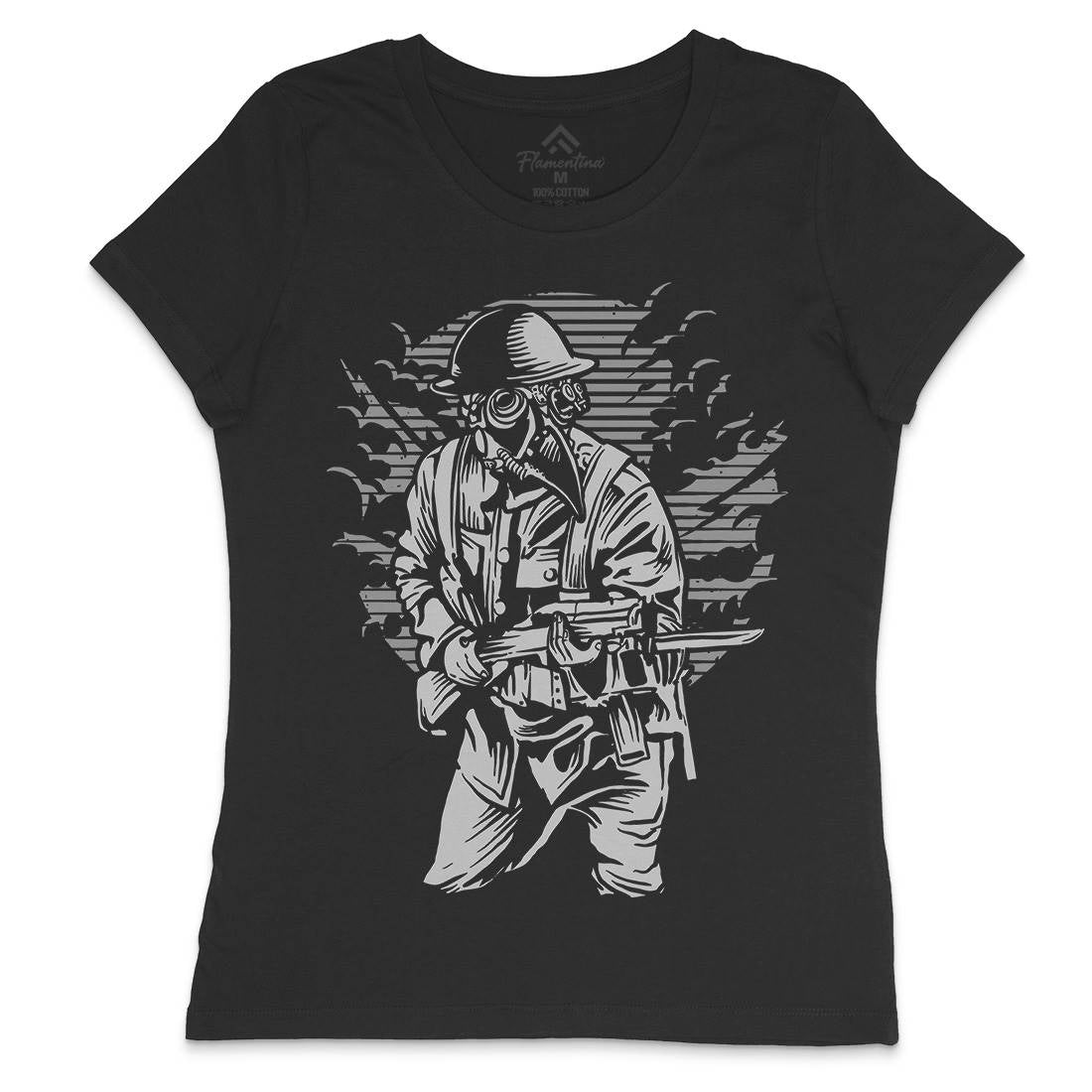 Style Womens Crew Neck T-Shirt Steampunk A578