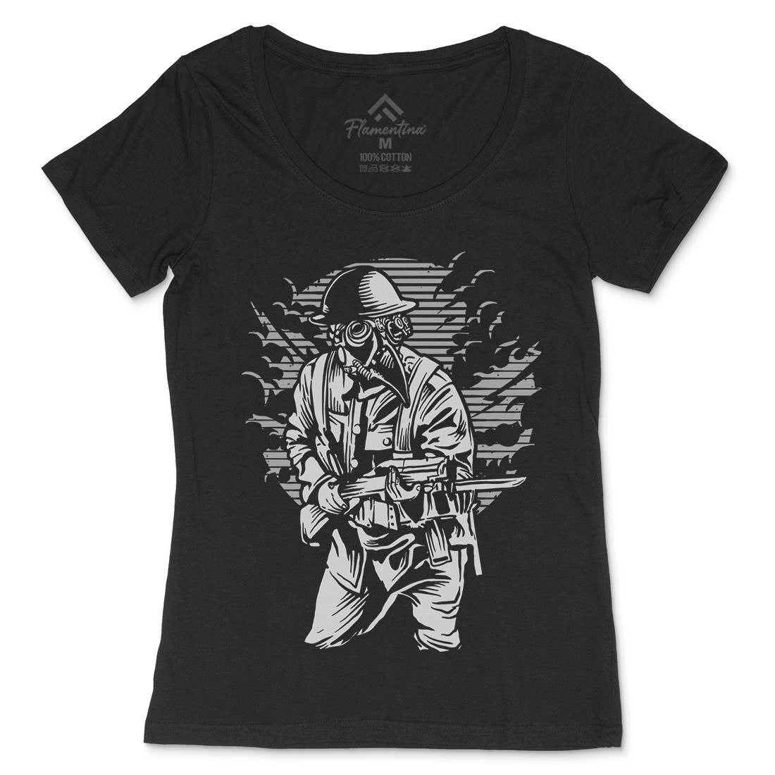 Style Womens Scoop Neck T-Shirt Steampunk A578