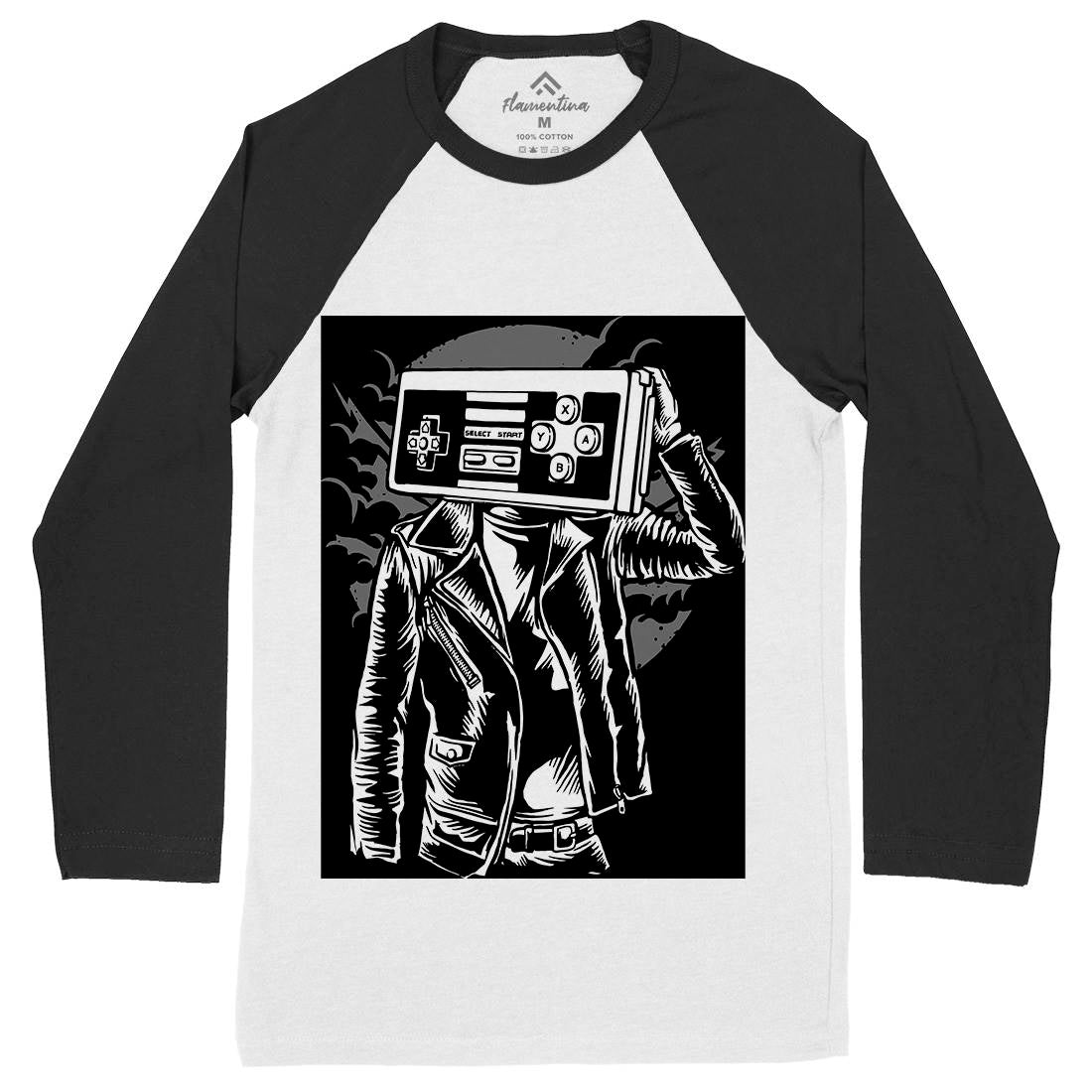 Street Gamers Mens Long Sleeve Baseball T-Shirt Geek A579