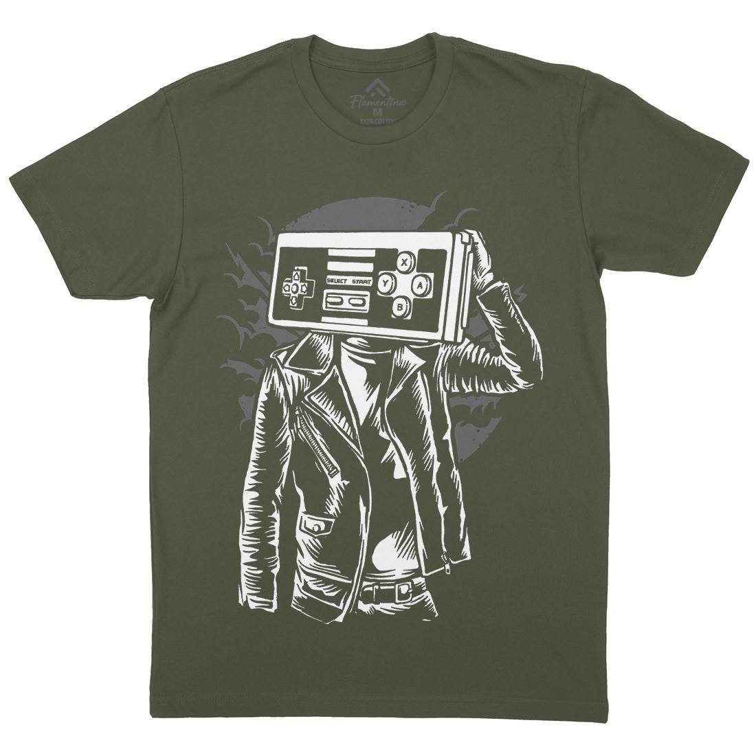 Street Gamers Mens Organic Crew Neck T-Shirt Geek A579
