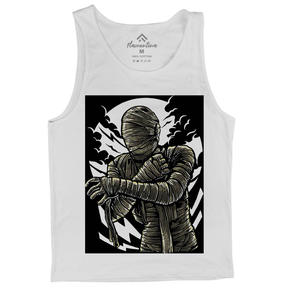Mummy Mens Tank Top Vest Horror A582