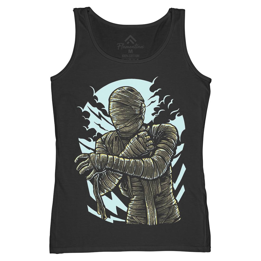 Mummy Womens Organic Tank Top Vest Horror A582