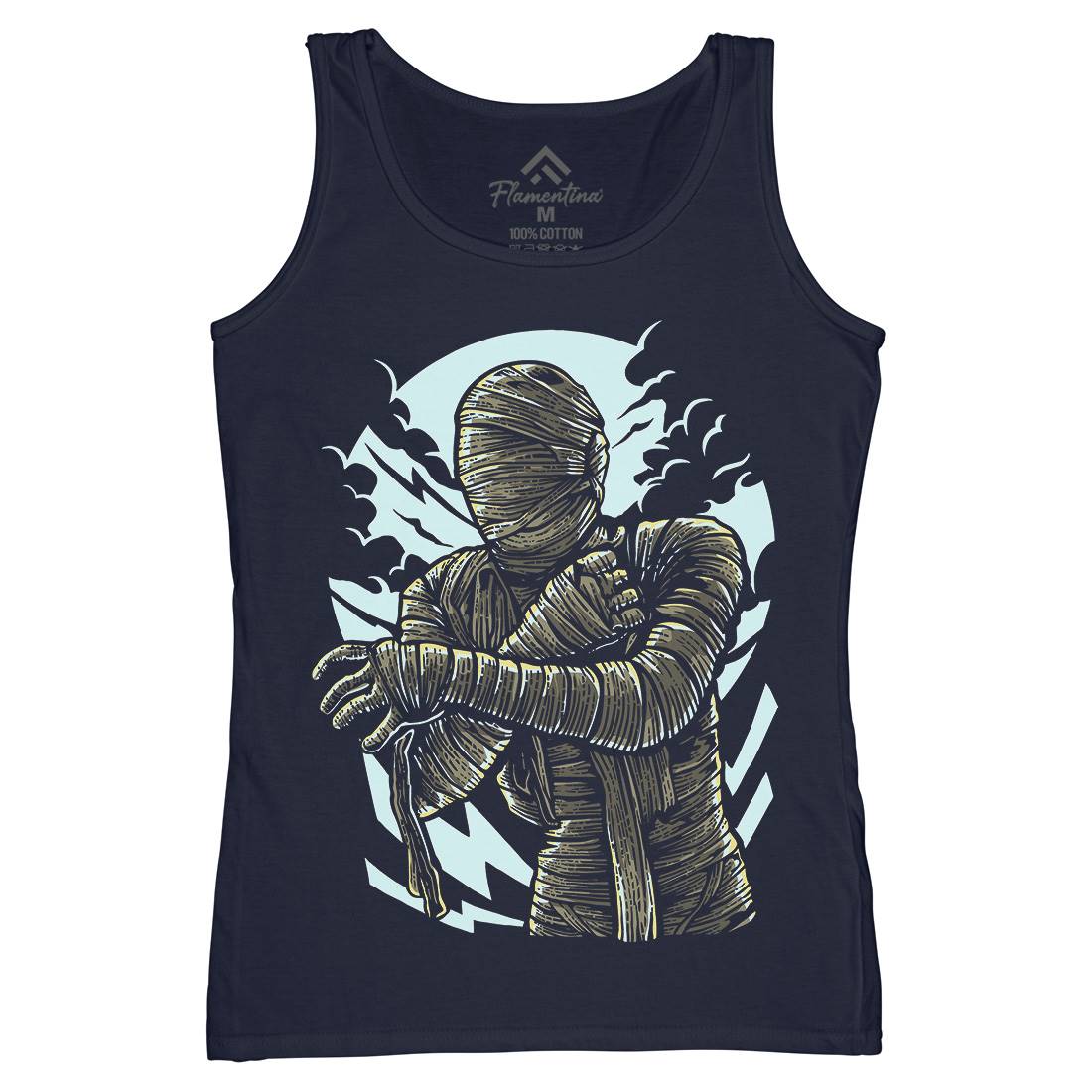 Mummy Womens Organic Tank Top Vest Horror A582