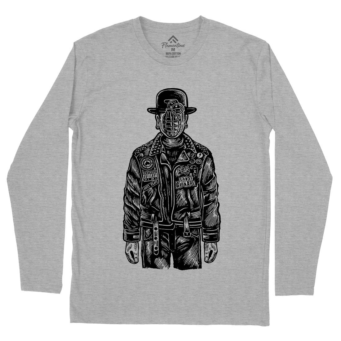 Son Of Grenade Mens Long Sleeve T-Shirt Steampunk A583