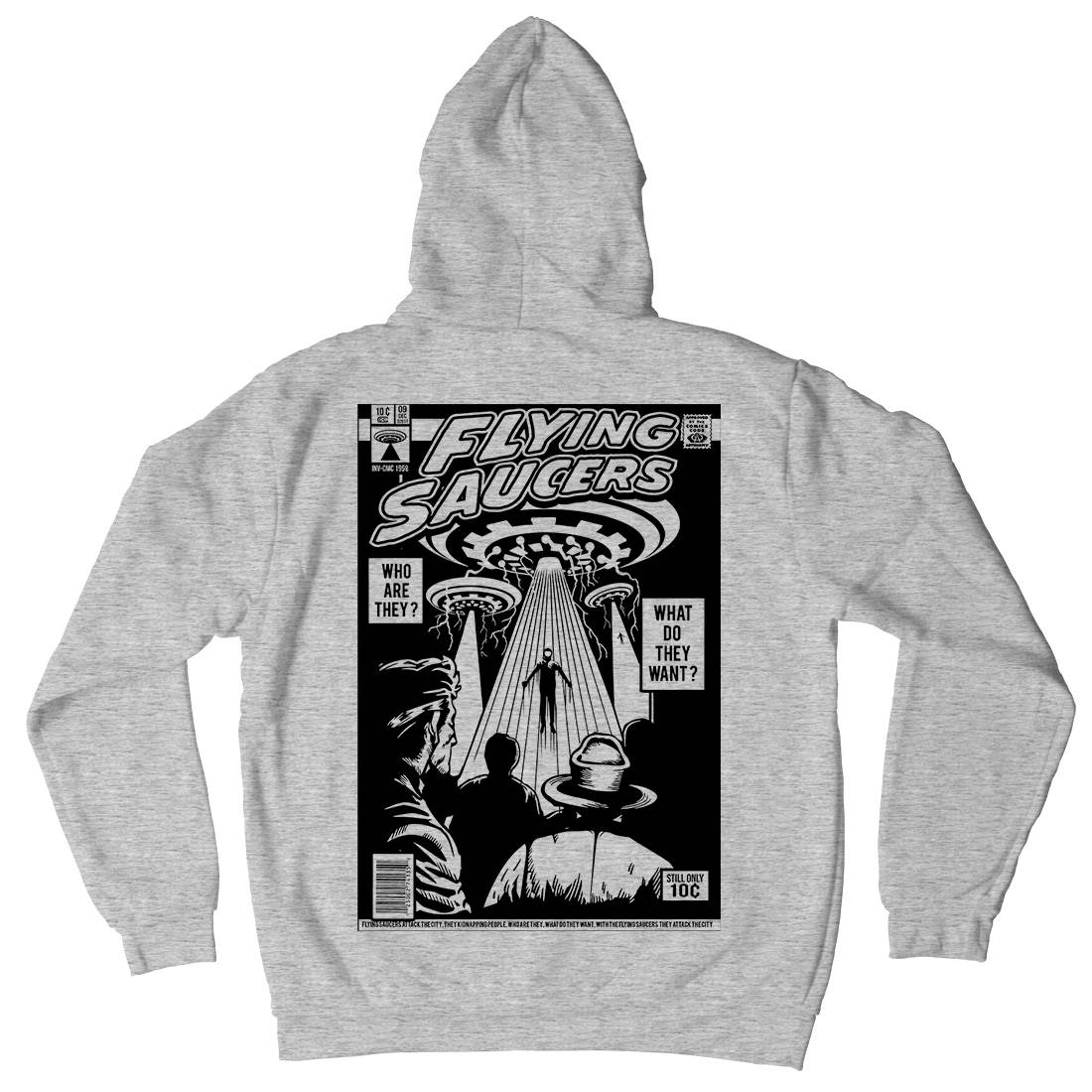 Ufo Kids Crew Neck Hoodie Space A584