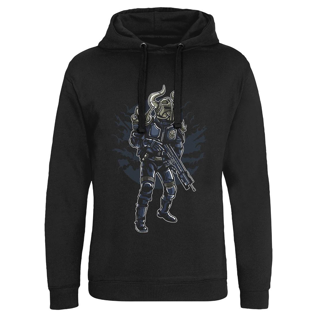 Viking Soldier Mens Hoodie Without Pocket Warriors A588