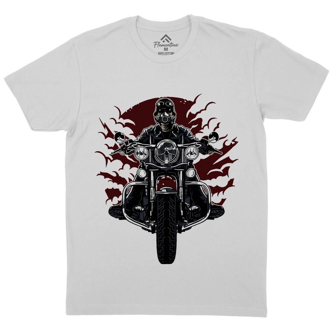 Wild Biker Mens Crew Neck T-Shirt Motorcycles A589