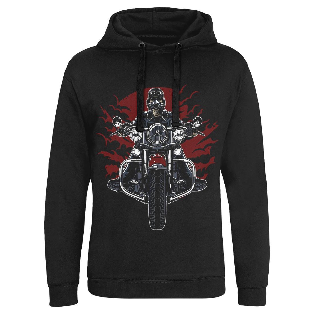 Wild Biker Mens Hoodie Without Pocket Motorcycles A589
