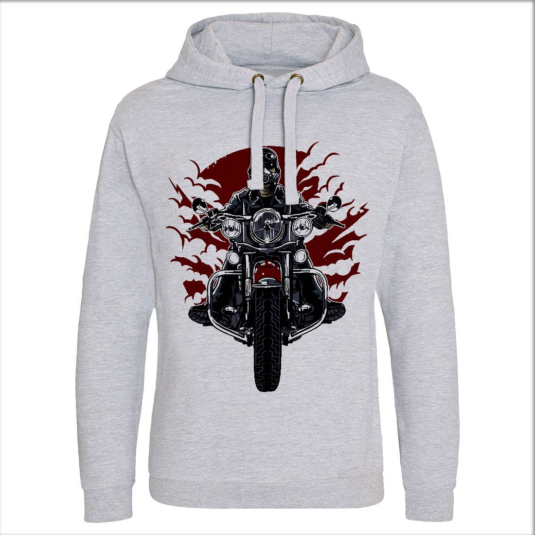 Wild Biker Mens Hoodie Without Pocket Motorcycles A589