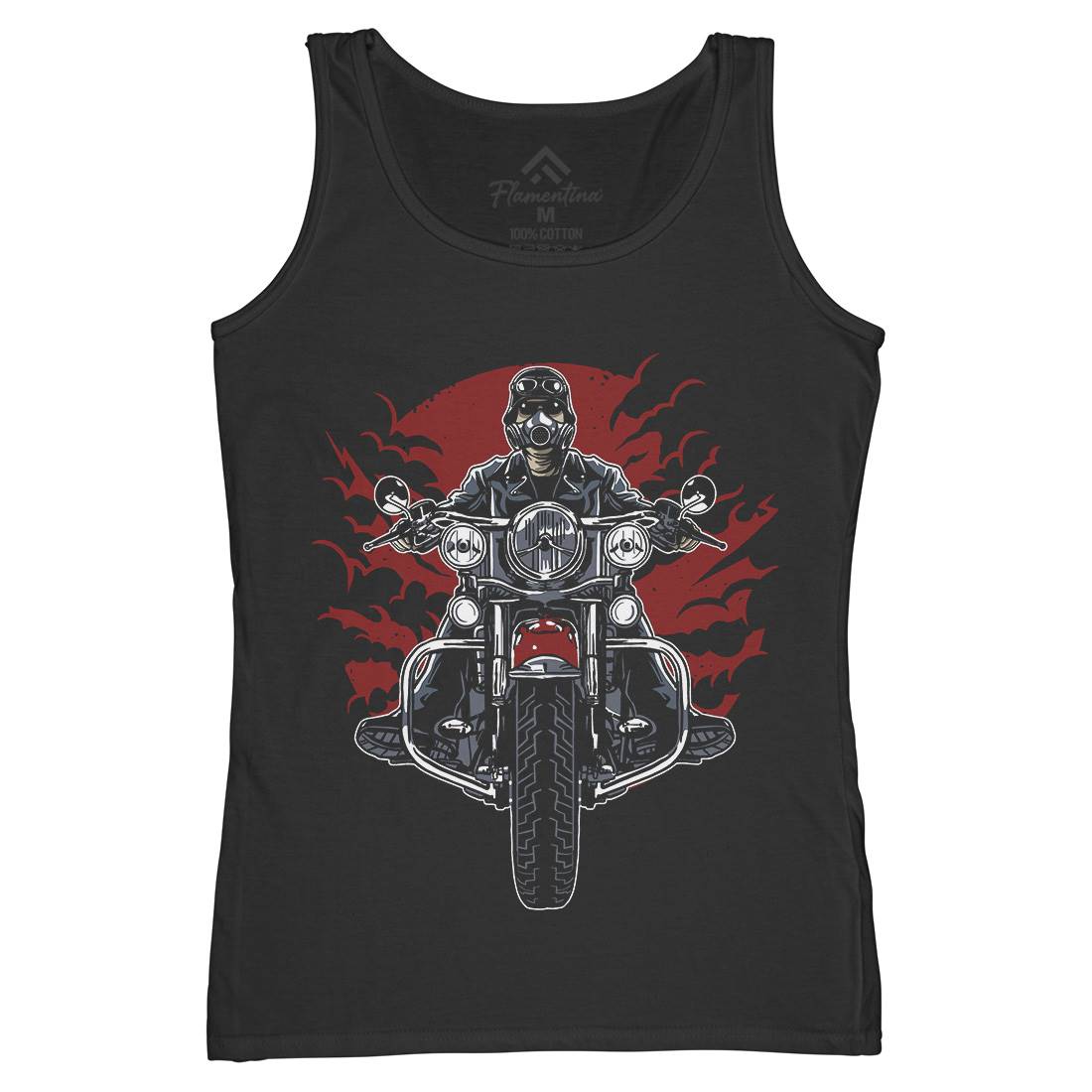 Wild Biker Womens Organic Tank Top Vest Motorcycles A589