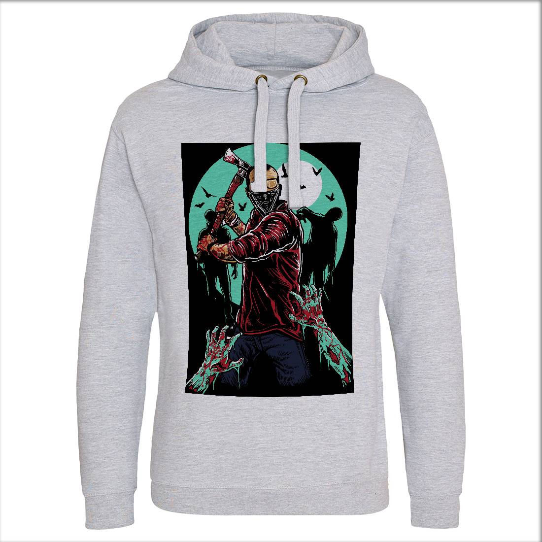 Zombie Killer Mens Hoodie Without Pocket Horror A591