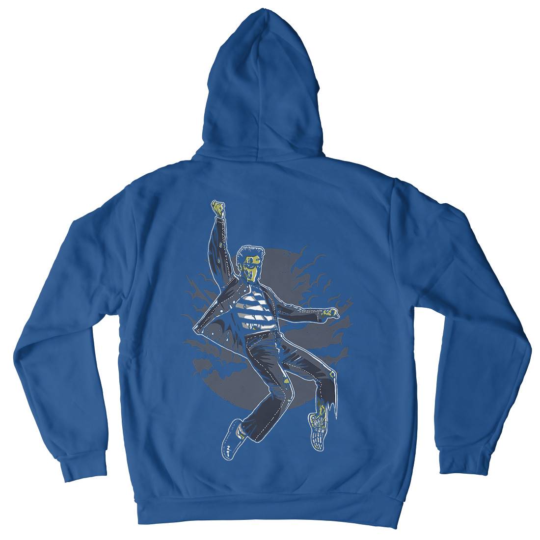Zombie King Mens Hoodie With Pocket Horror A592