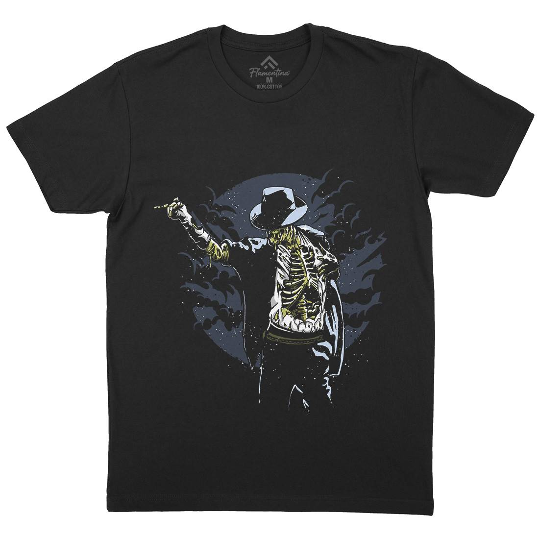 Zombie Pop Mens Crew Neck T-Shirt Music A595