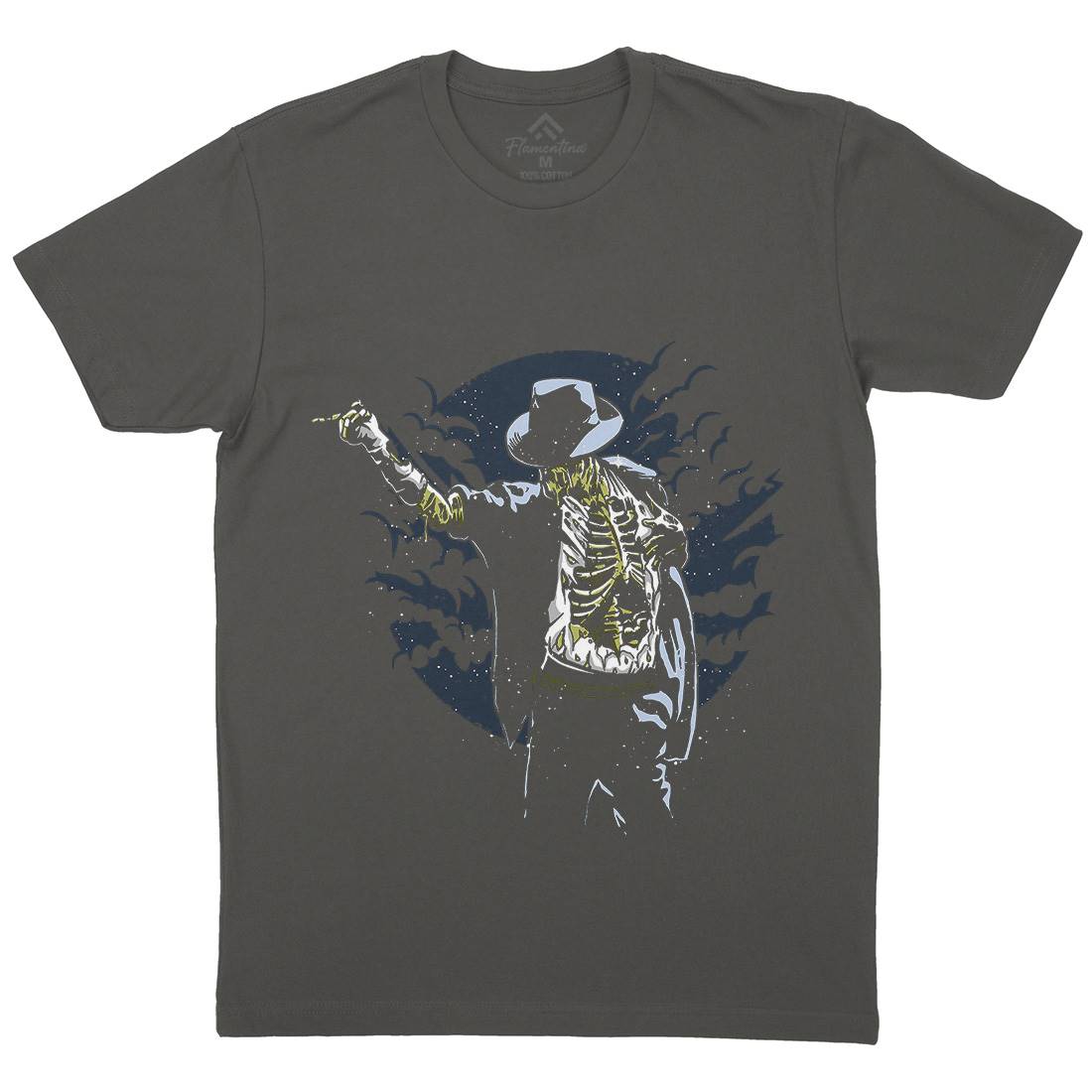 Zombie Pop Mens Crew Neck T-Shirt Music A595