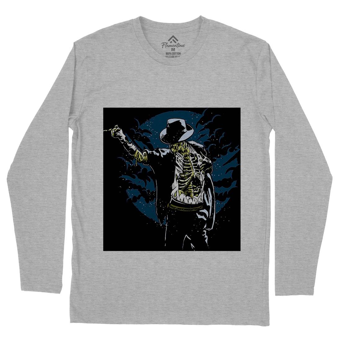 Zombie Pop Mens Long Sleeve T-Shirt Music A595
