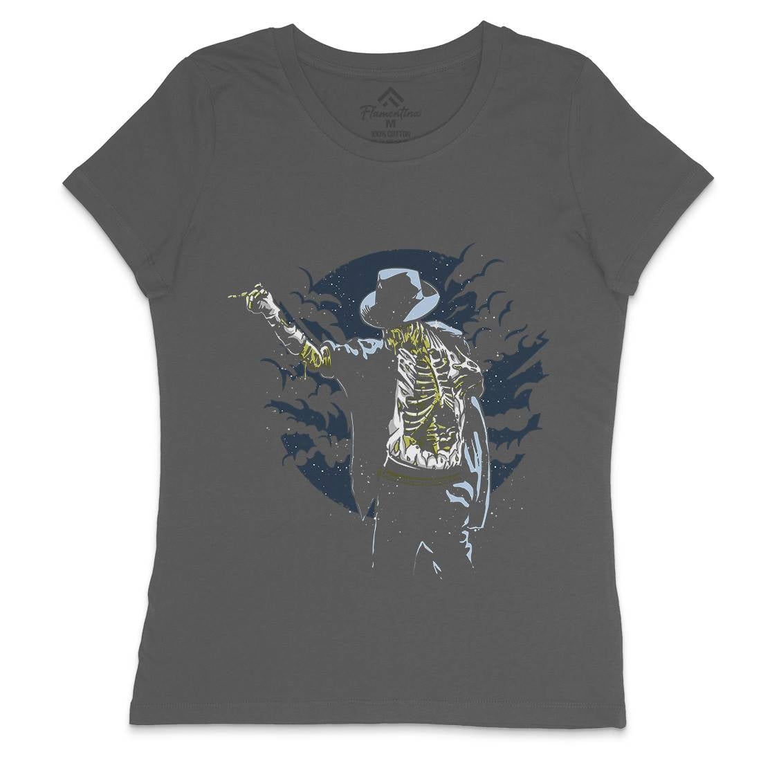 Zombie Pop Womens Crew Neck T-Shirt Music A595
