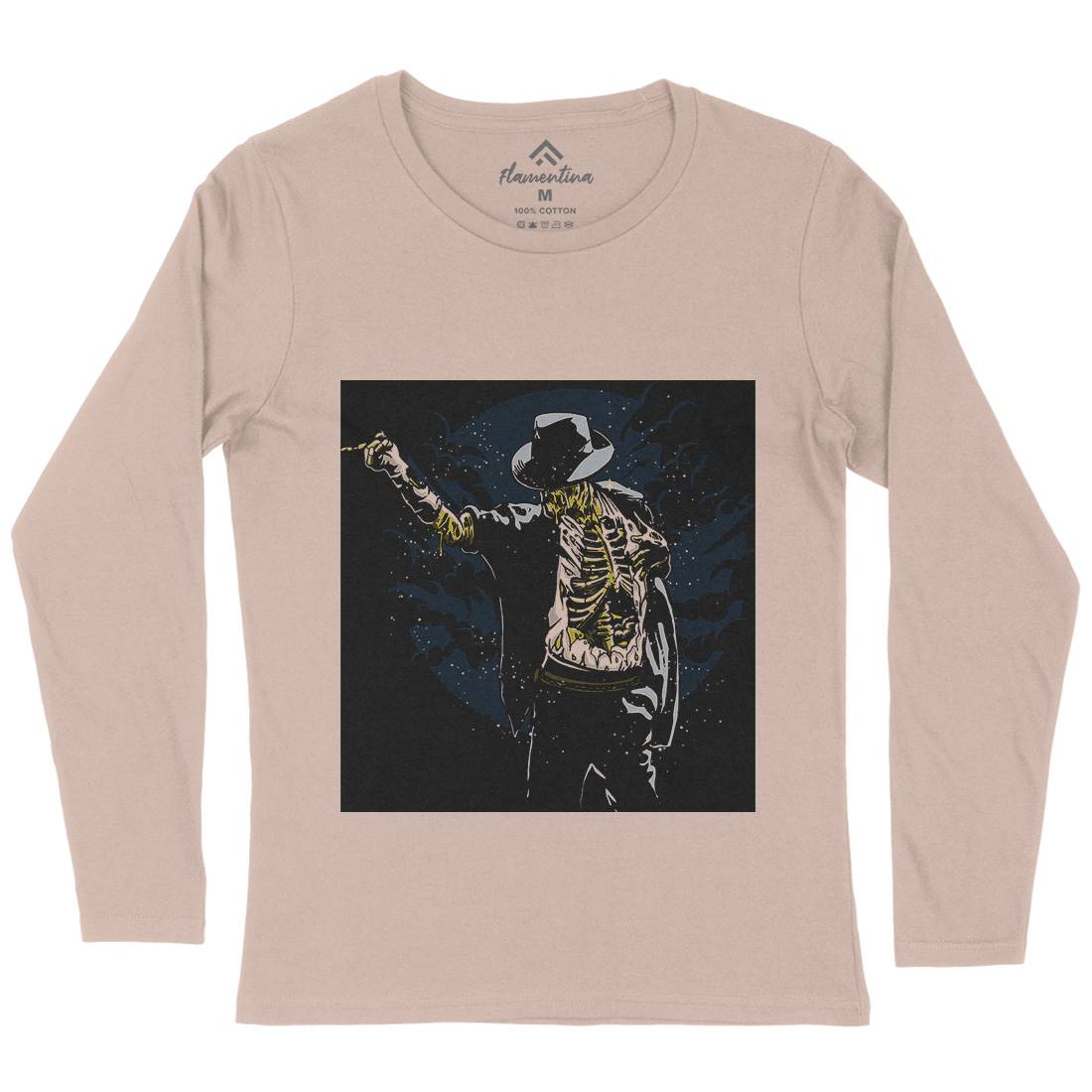 Zombie Pop Womens Long Sleeve T-Shirt Music A595