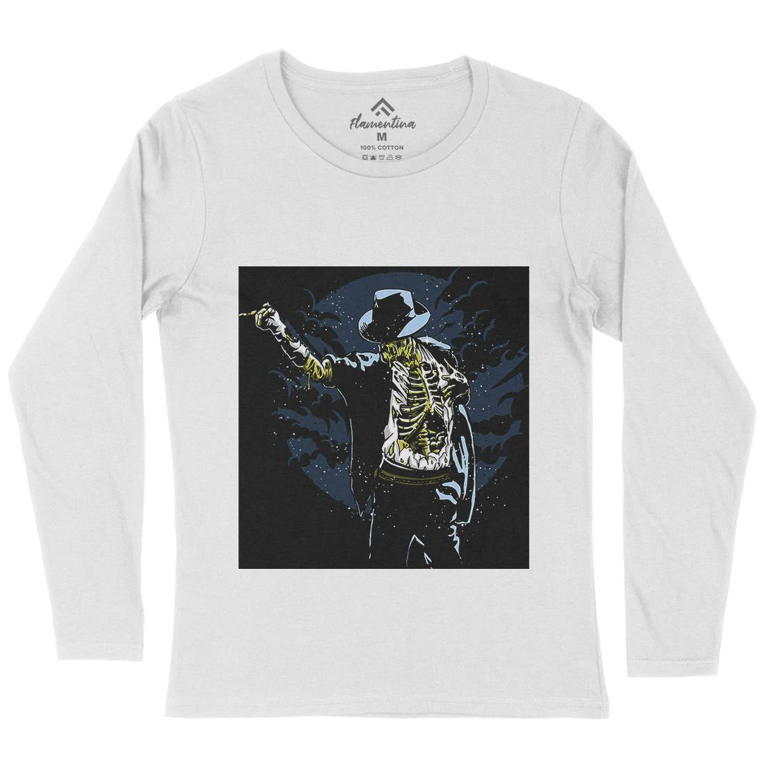 Zombie Pop Womens Long Sleeve T-Shirt Music A595