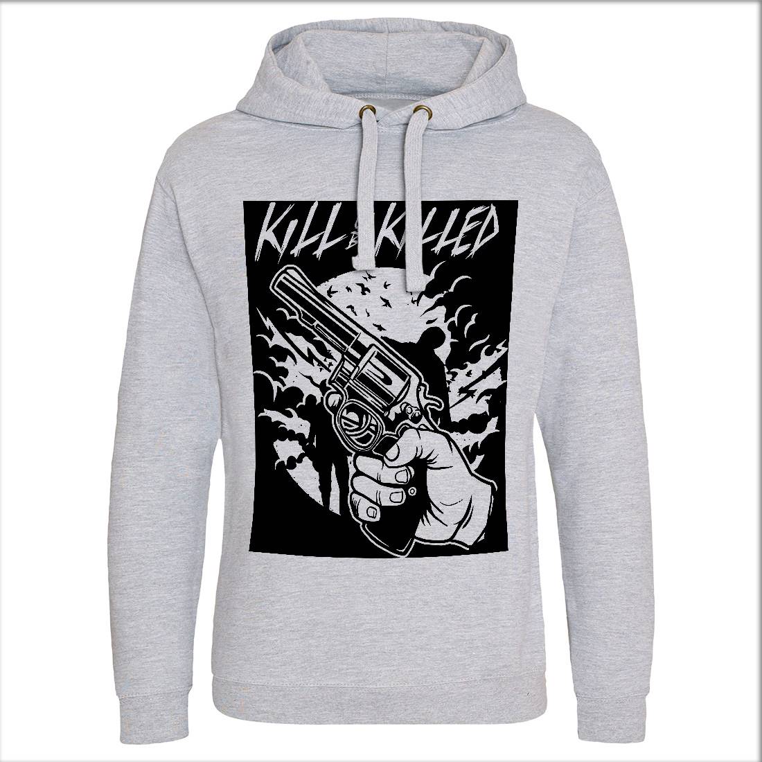 Zombie Shooter Mens Hoodie Without Pocket Horror A596