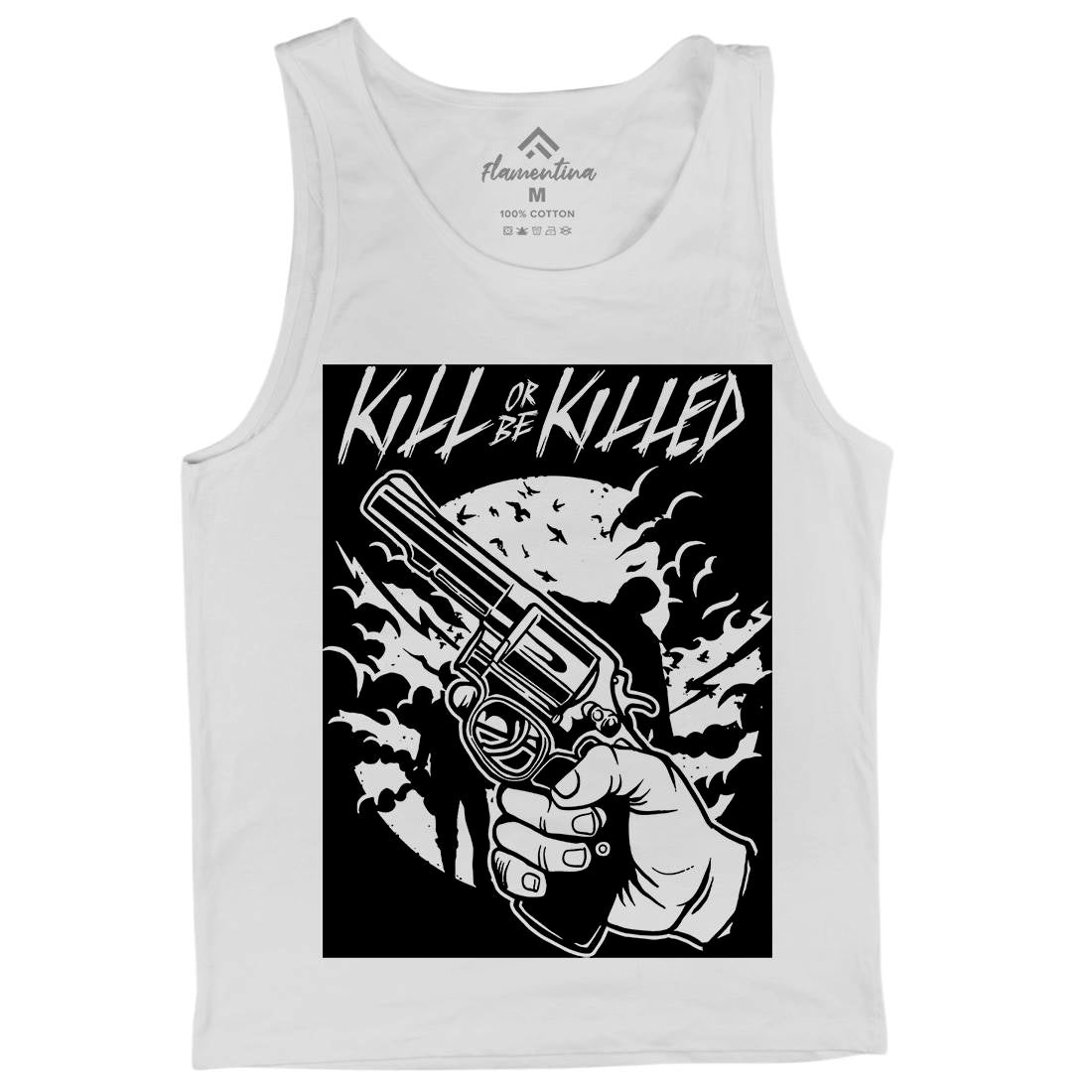 Zombie Shooter Mens Tank Top Vest Horror A596