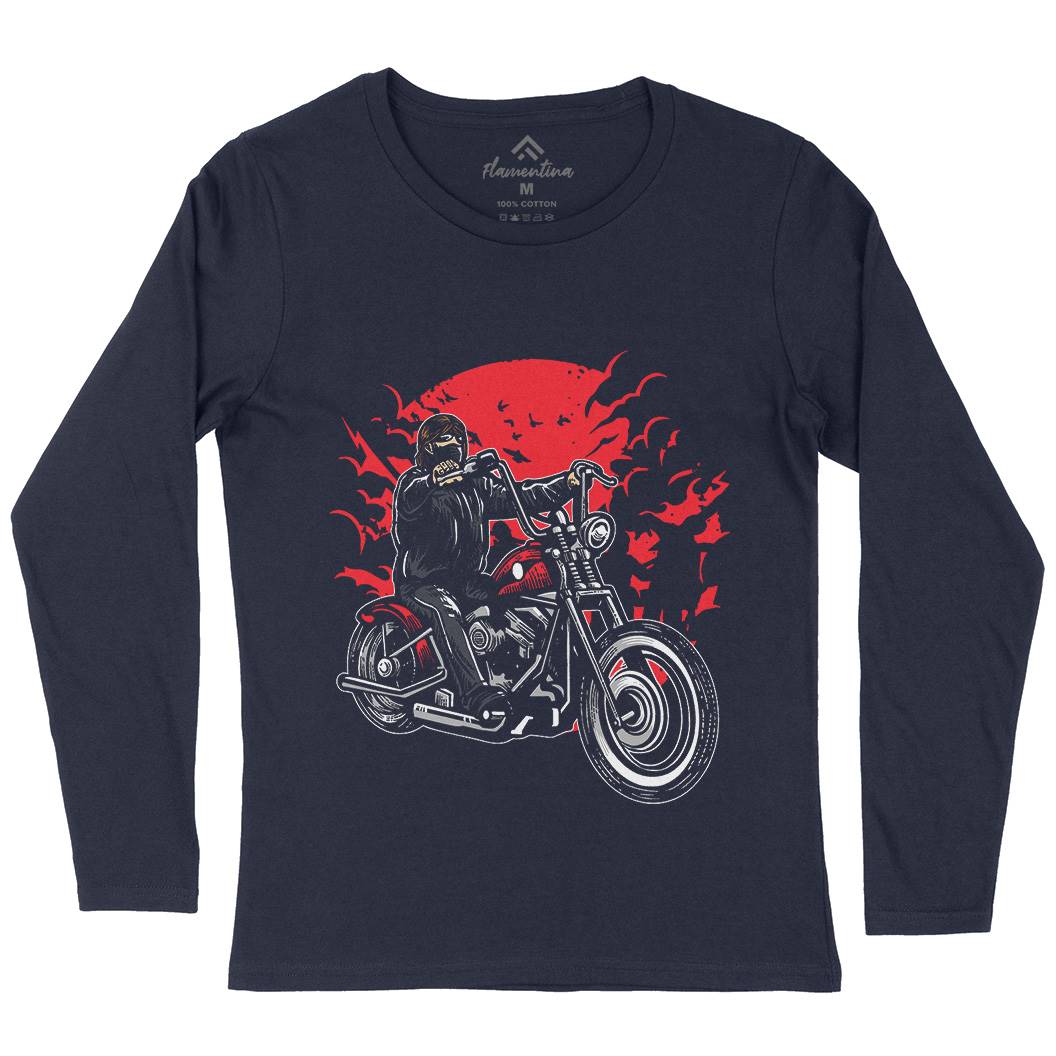 Zombie Slayer Womens Long Sleeve T-Shirt Horror A598