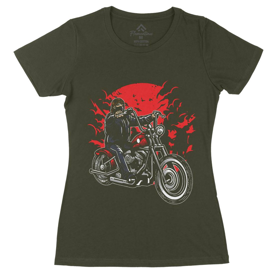 Zombie Slayer Womens Organic Crew Neck T-Shirt Horror A598