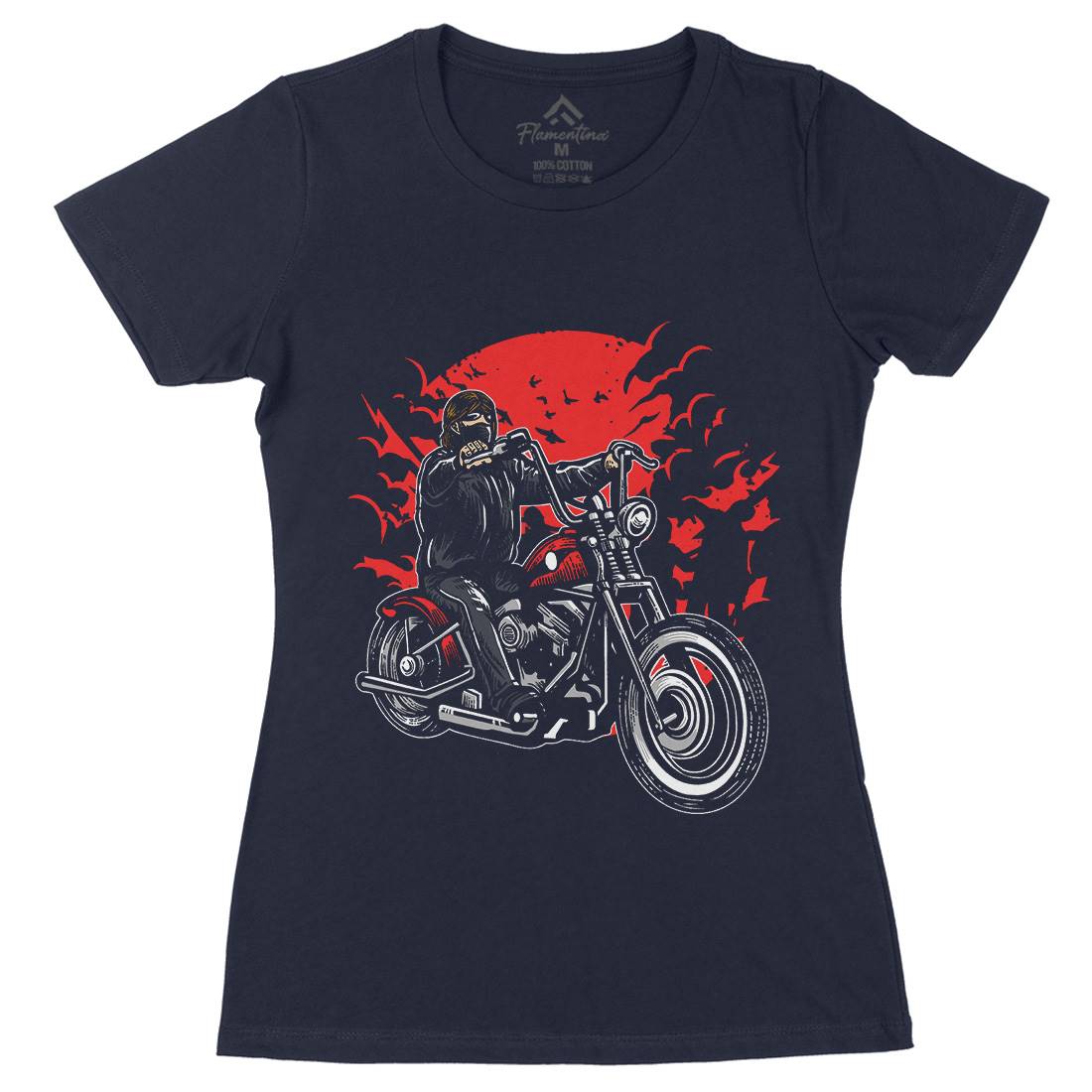 Zombie Slayer Womens Organic Crew Neck T-Shirt Horror A598