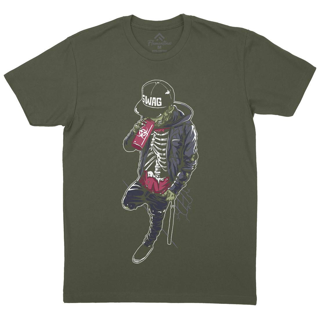 Zombie Swag Mens Crew Neck T-Shirt Horror A600