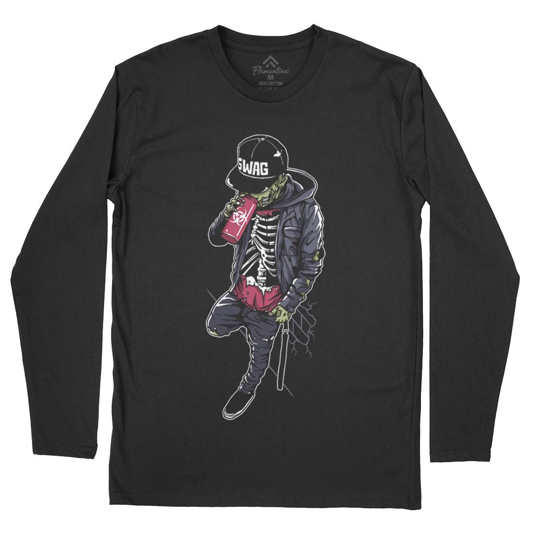 Zombie Swag Mens Long Sleeve T-Shirt Horror A600