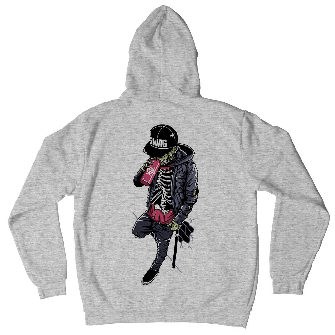 Zombie Swag Mens Hoodie With Pocket Horror A600
