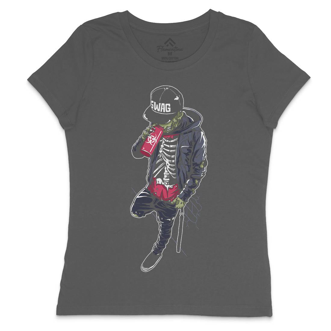 Zombie Swag Womens Crew Neck T-Shirt Horror A600