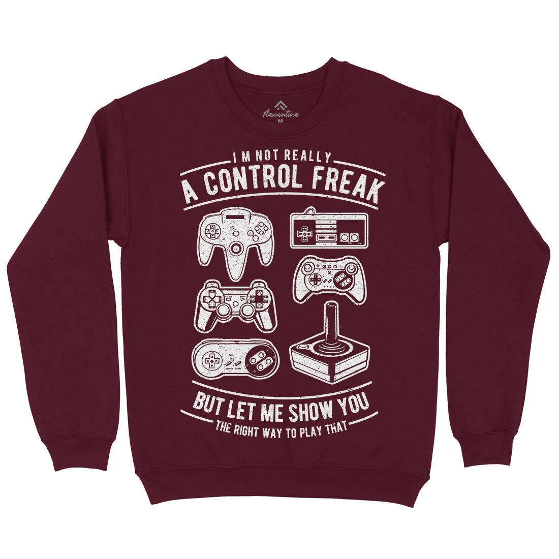 A Control Freak Kids Crew Neck Sweatshirt Geek A601