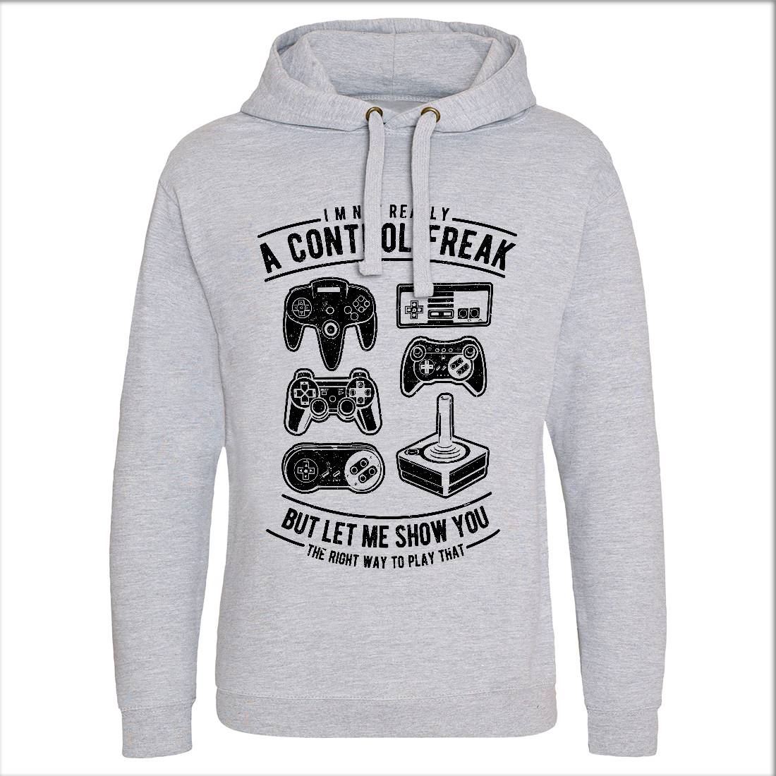 A Control Freak Mens Hoodie Without Pocket Geek A601